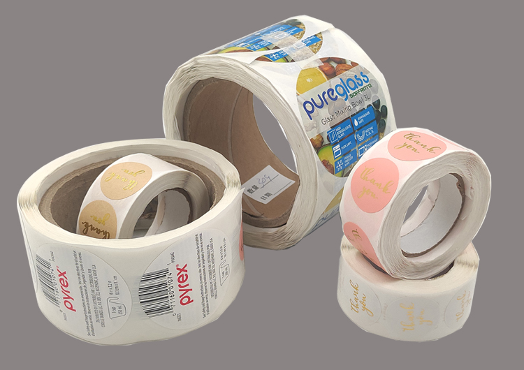Custom self-adhesive labels