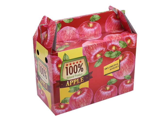 Corrugated Apple Fruit Packaging Box