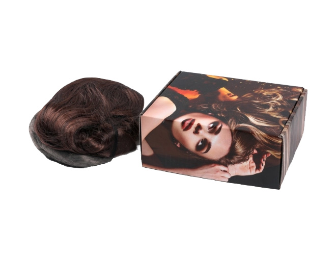 Corrugated wig packaging box
