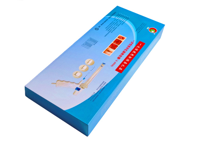 blue medicine box packaging