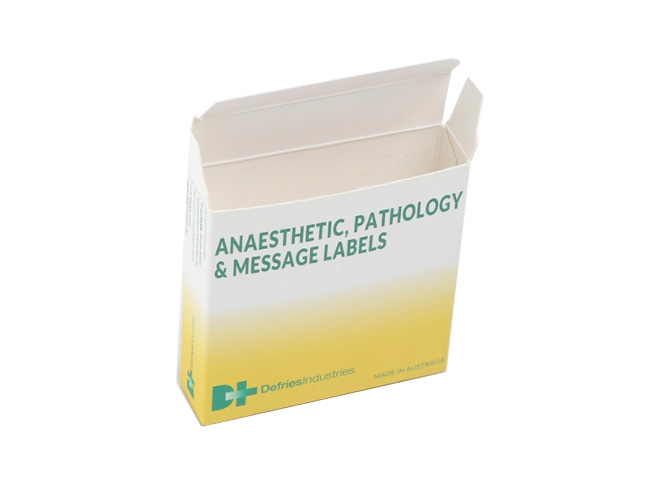 Small cardboard medicine packaging box