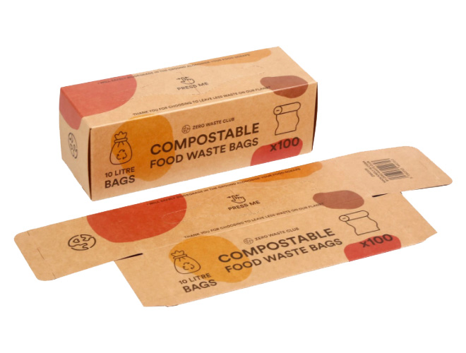 Kraft cardboard coffee packaging box
