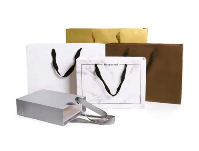 Monochrome Cardboard Gift Bag